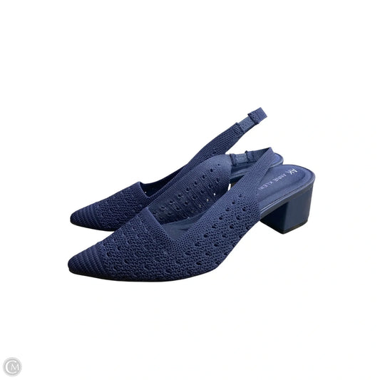 Shoes Heels Block By Anne Klein In Navy, Size: 7.5