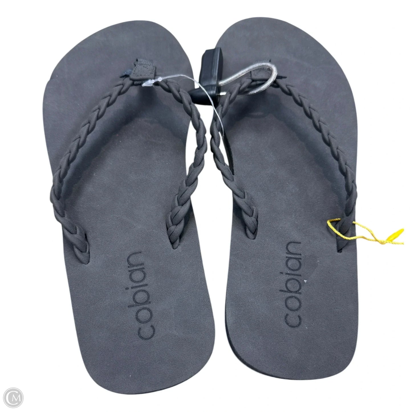 Sandals Flip Flops By Clothes Mentor In Grey, Size: 8