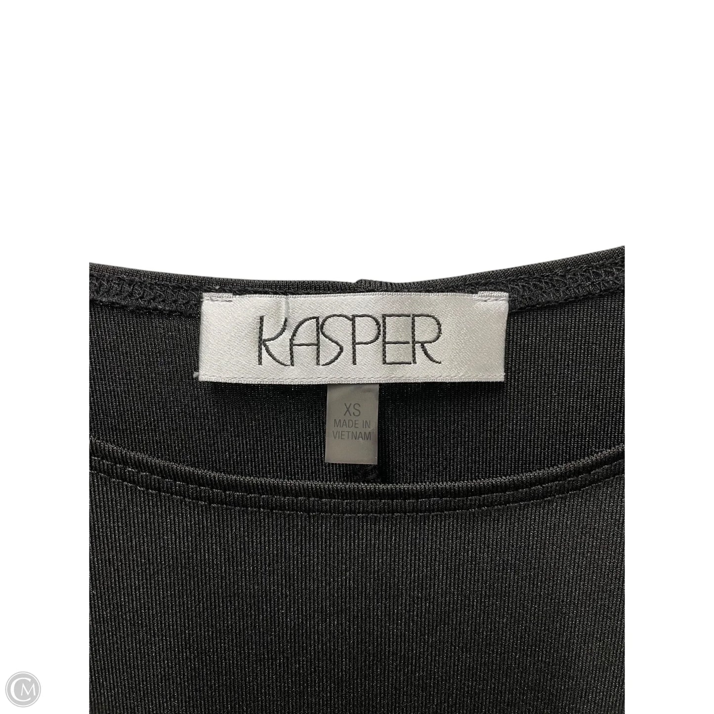 Dress Casual Short By Kasper In Black, Size: Xs