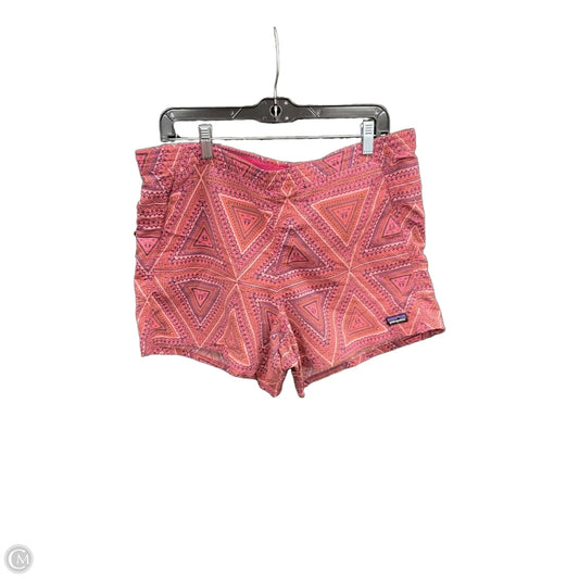 Shorts By Patagonia In Orange & Pink, Size: M