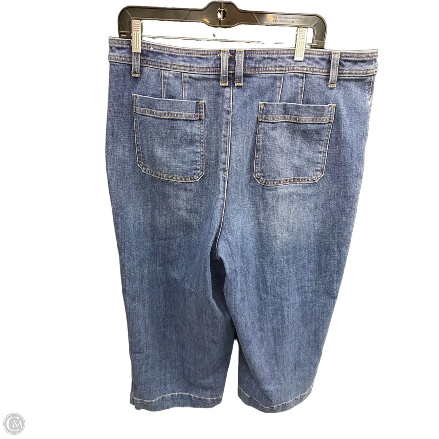 Jeans Cropped By Talbots In Blue, Size: 16