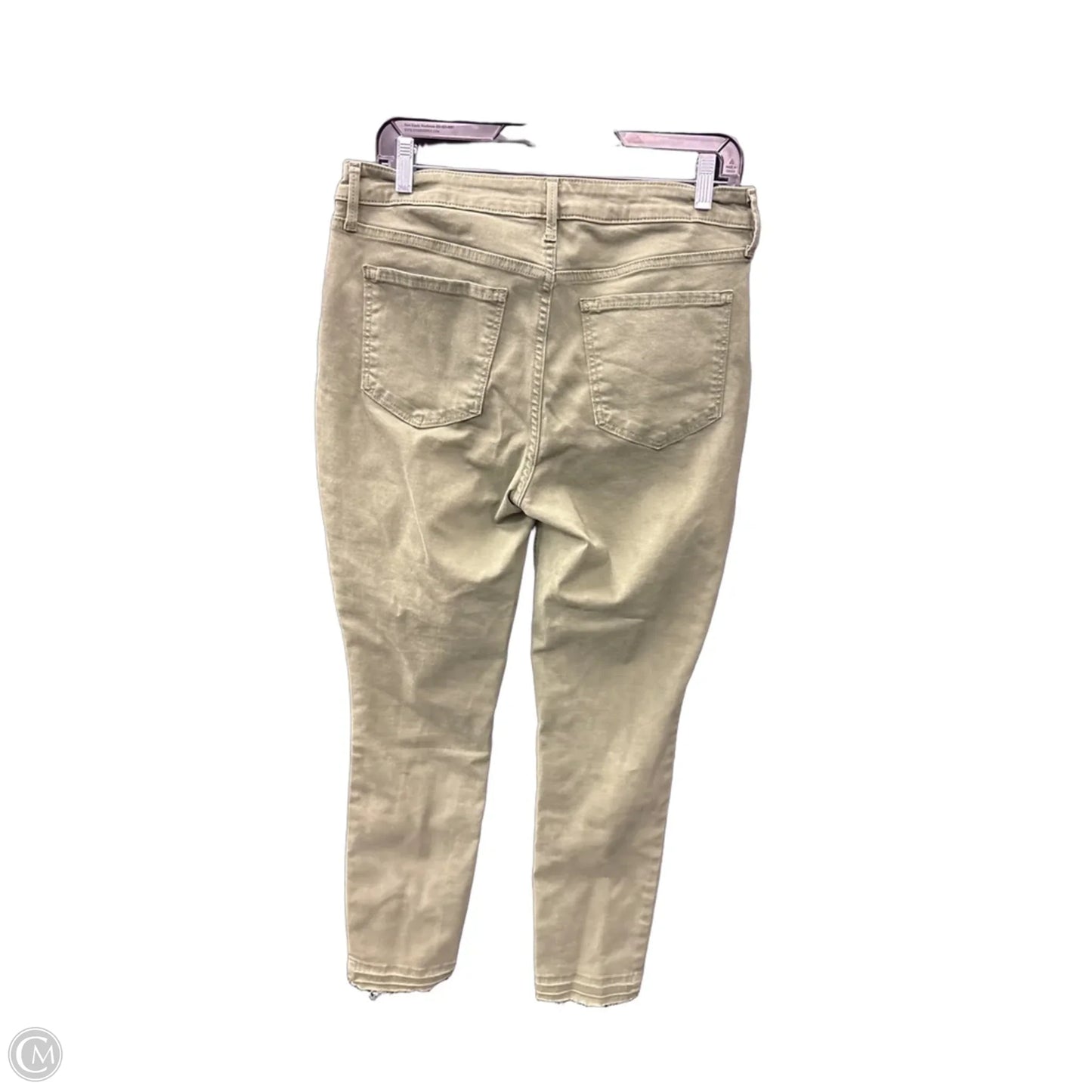 Jeans Skinny By Old Navy In Green, Size: 12