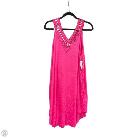 Swimwear Cover-up By Clothes Mentor In Pink, Size: M