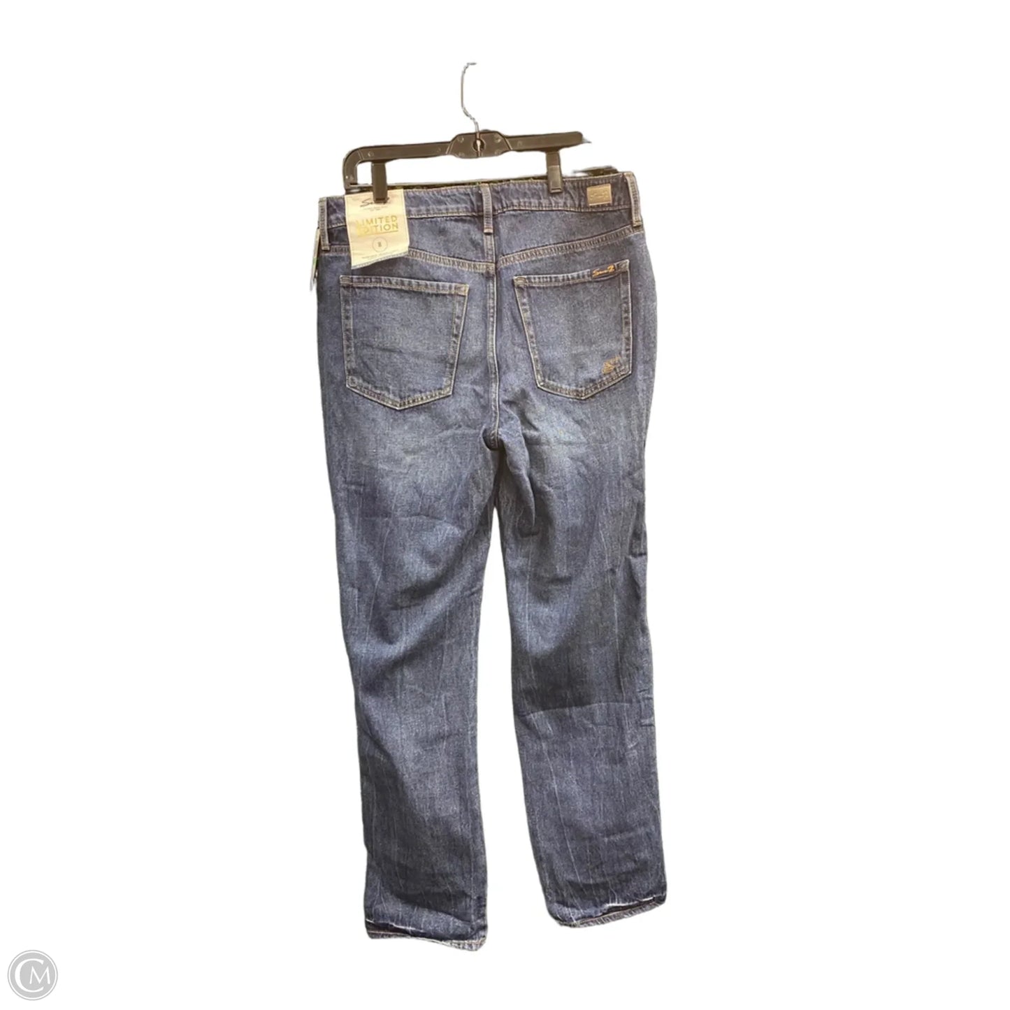 Jeans Straight By Seven 7 In Blue, Size: 8