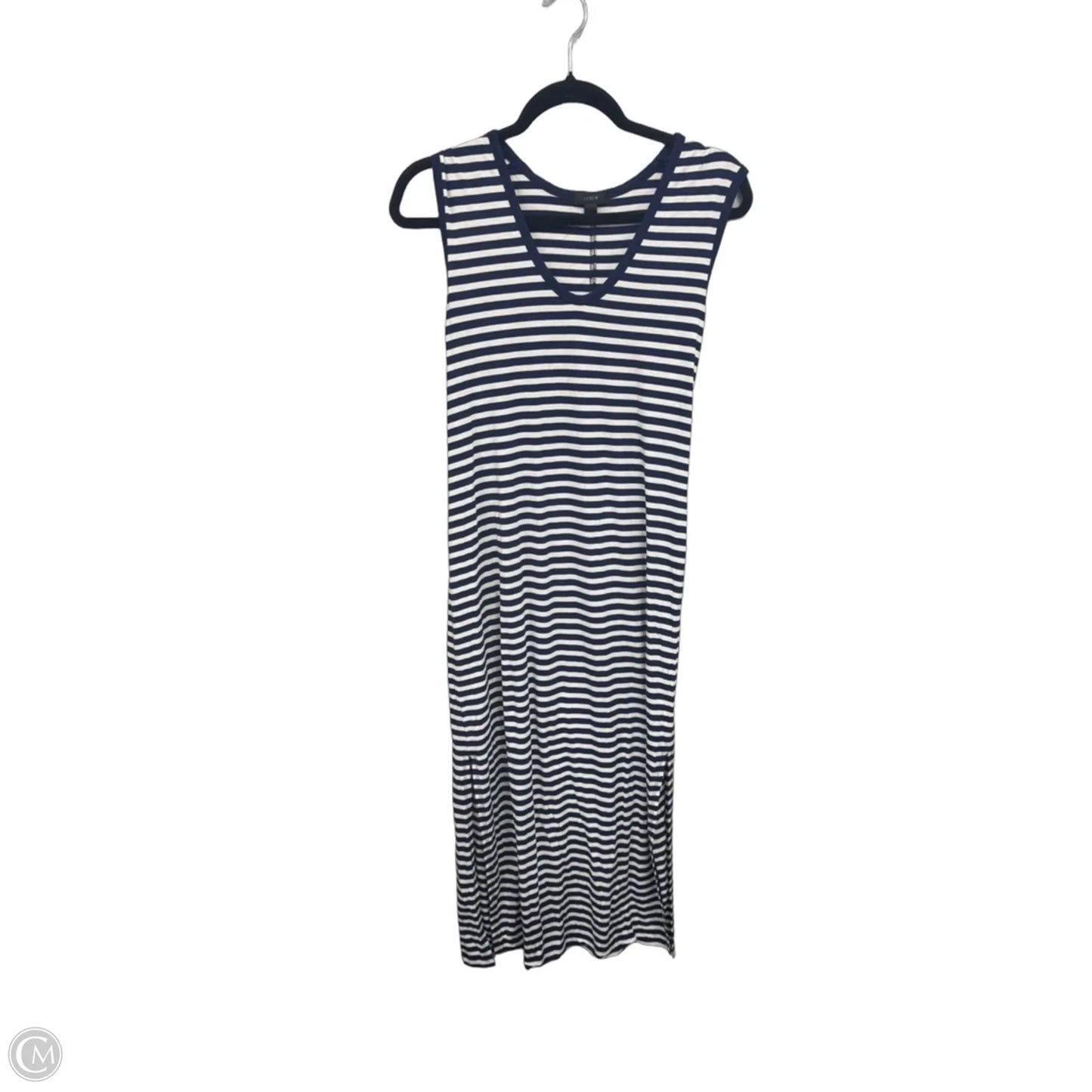 Dress Casual Maxi By J. Crew In Striped Pattern, Size: S