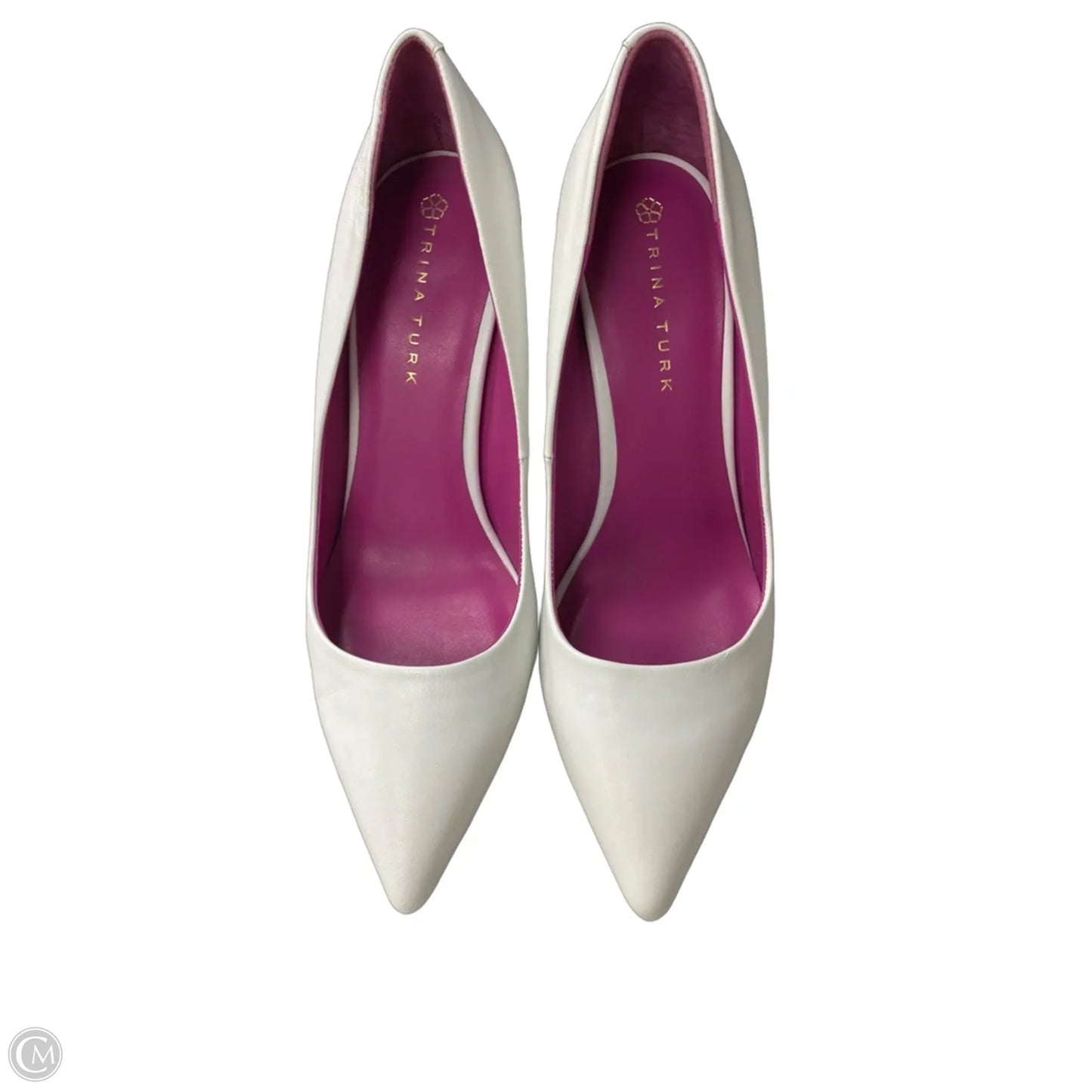 Shoes Heels Stiletto By Trina Turk In White, Size: 8.5