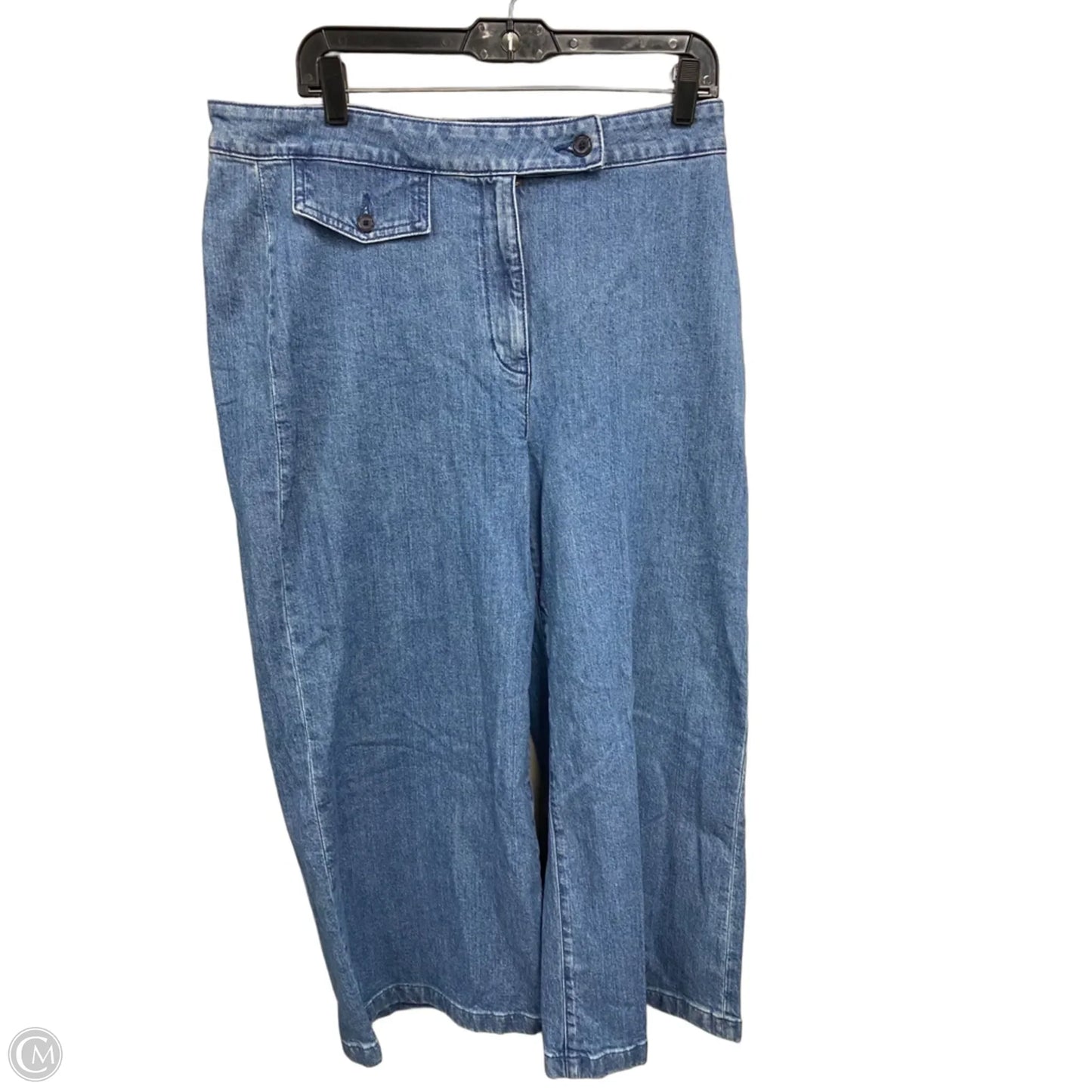 Jeans Wide Leg By Point Sur In Blue, Size: 14