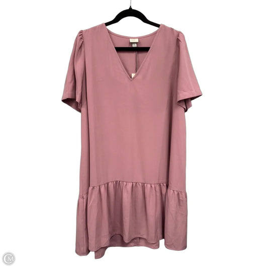 Dress Casual Short By A New Day In Mauve, Size: Xl