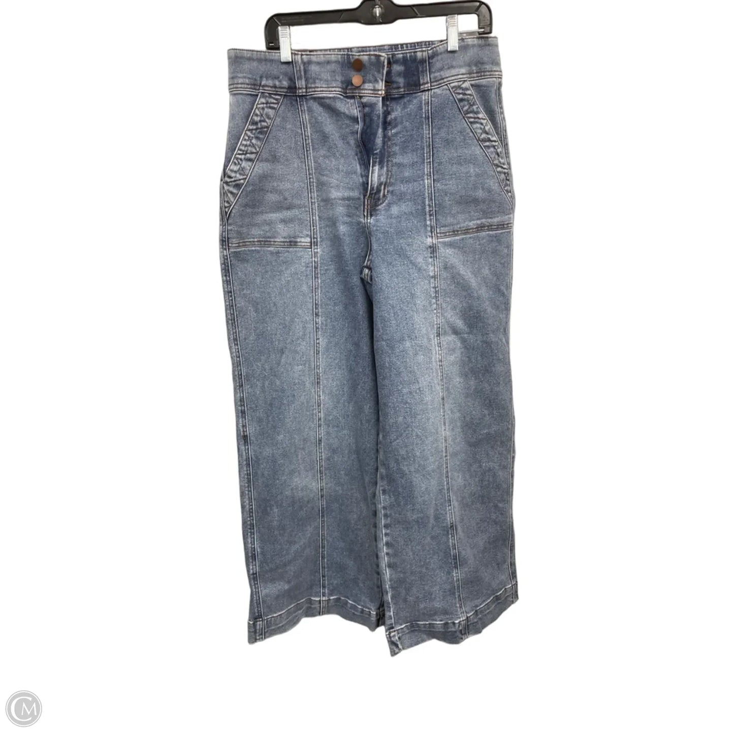 Jeans Wide Leg By Clothes Mentor In Blue, Size: 14
