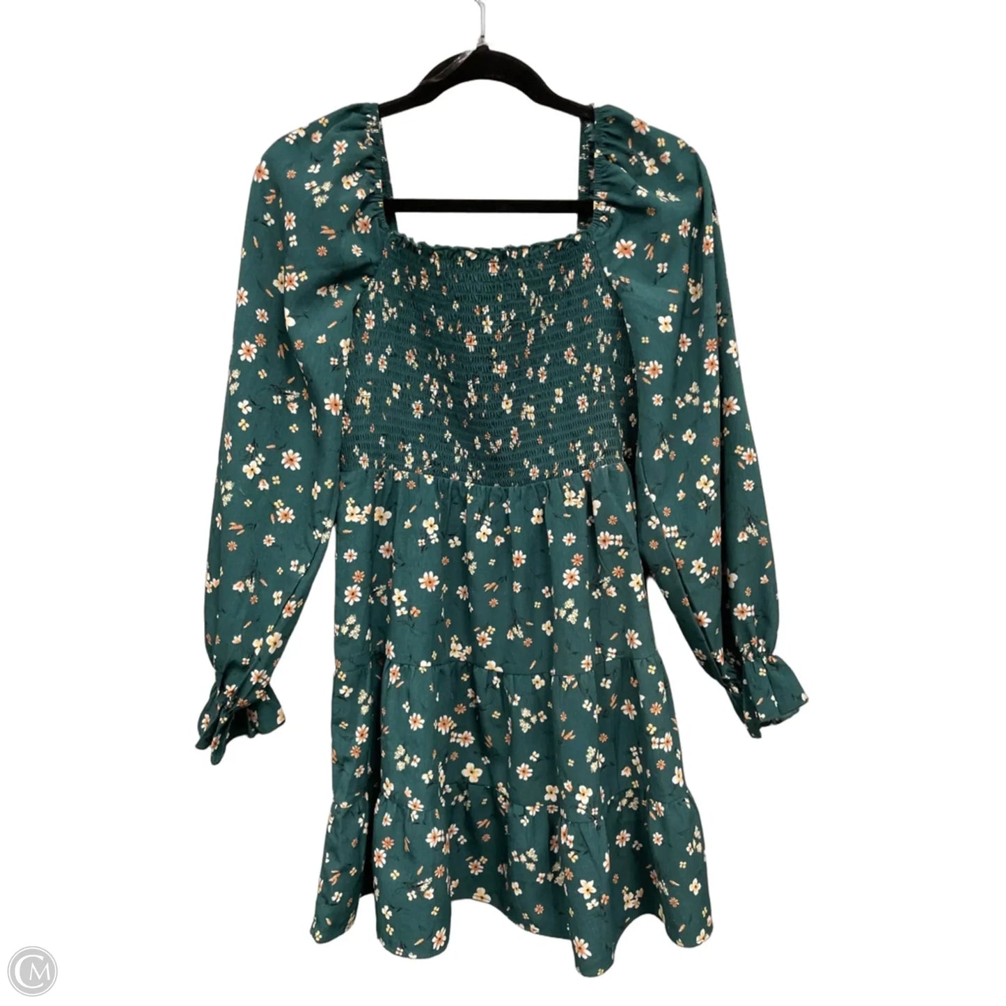 Dress Casual Short By Inspired Hearts In Floral Print, Size: Xl