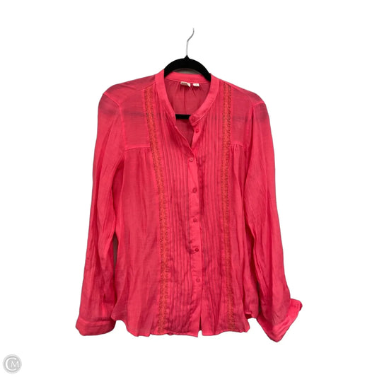 Top Long Sleeve By Gap In Navy, Size: M