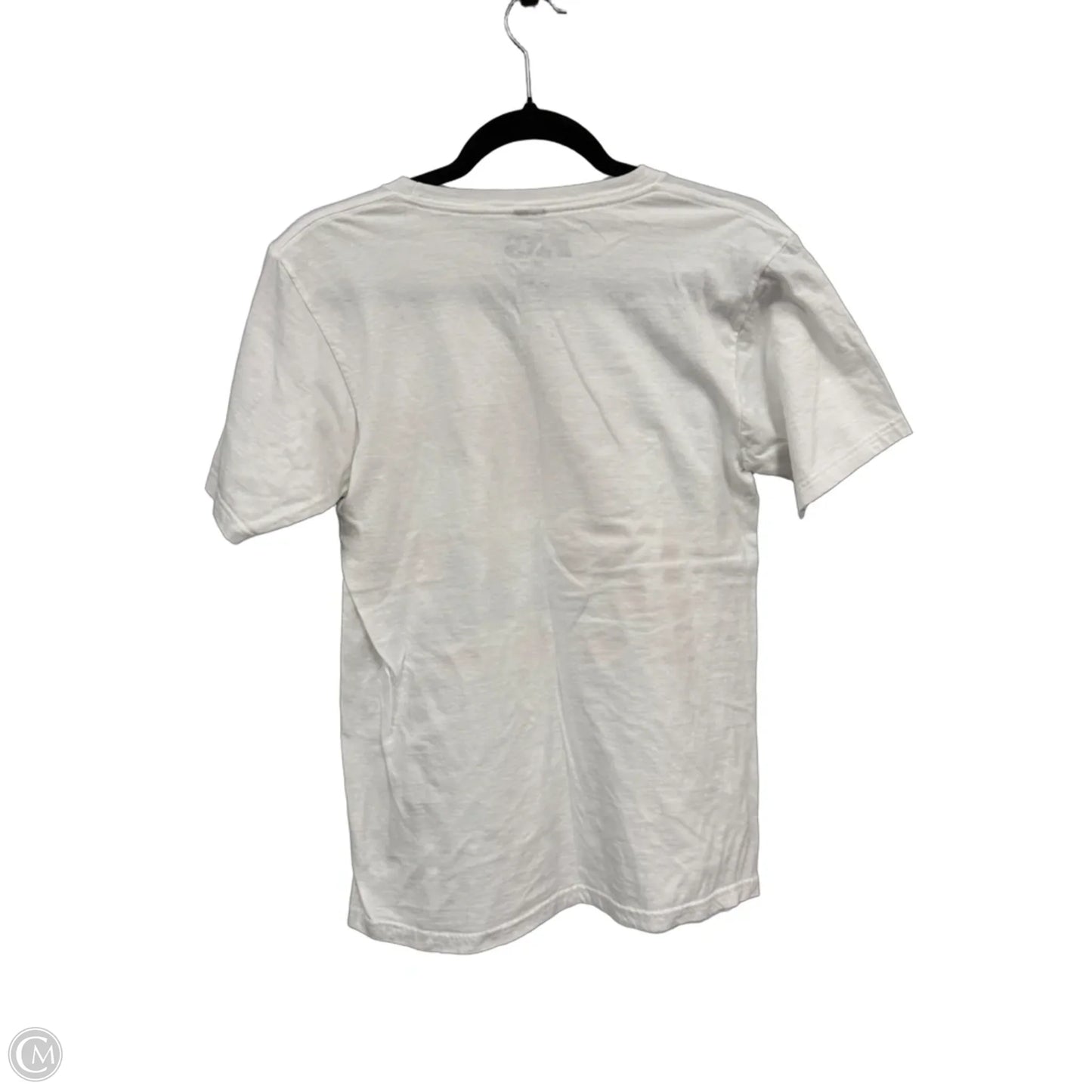 Top Short Sleeve Basic By Clothes Mentor In White, Size: M