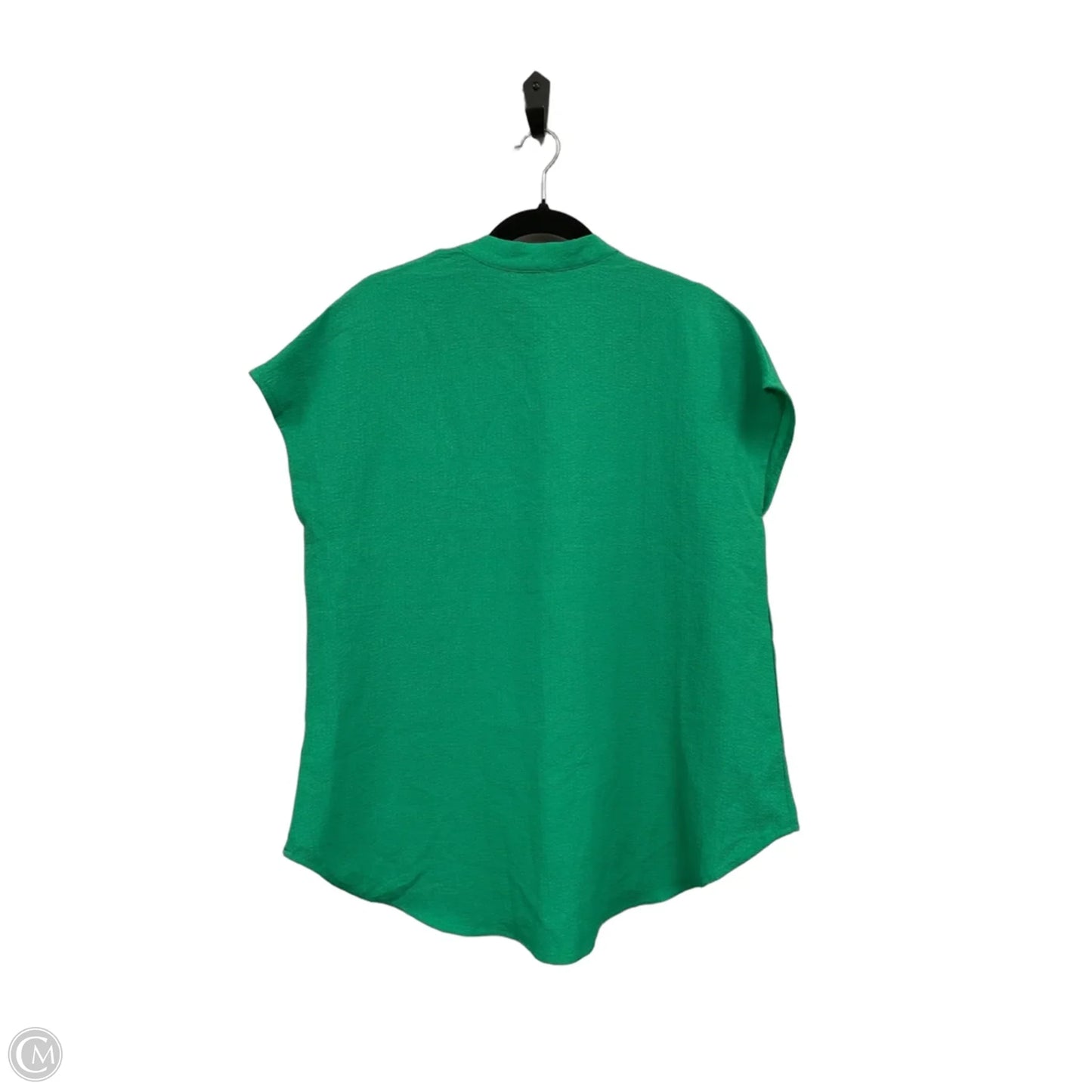 Top Short Sleeve By Shein In Green, Size: M