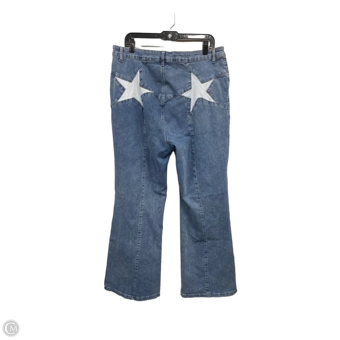 Jeans Flared By Shein In Blue, Size: 3x