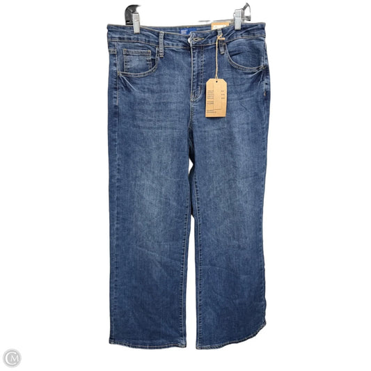 Jeans Wide Leg By Clothes Mentor In Blue, Size: 14