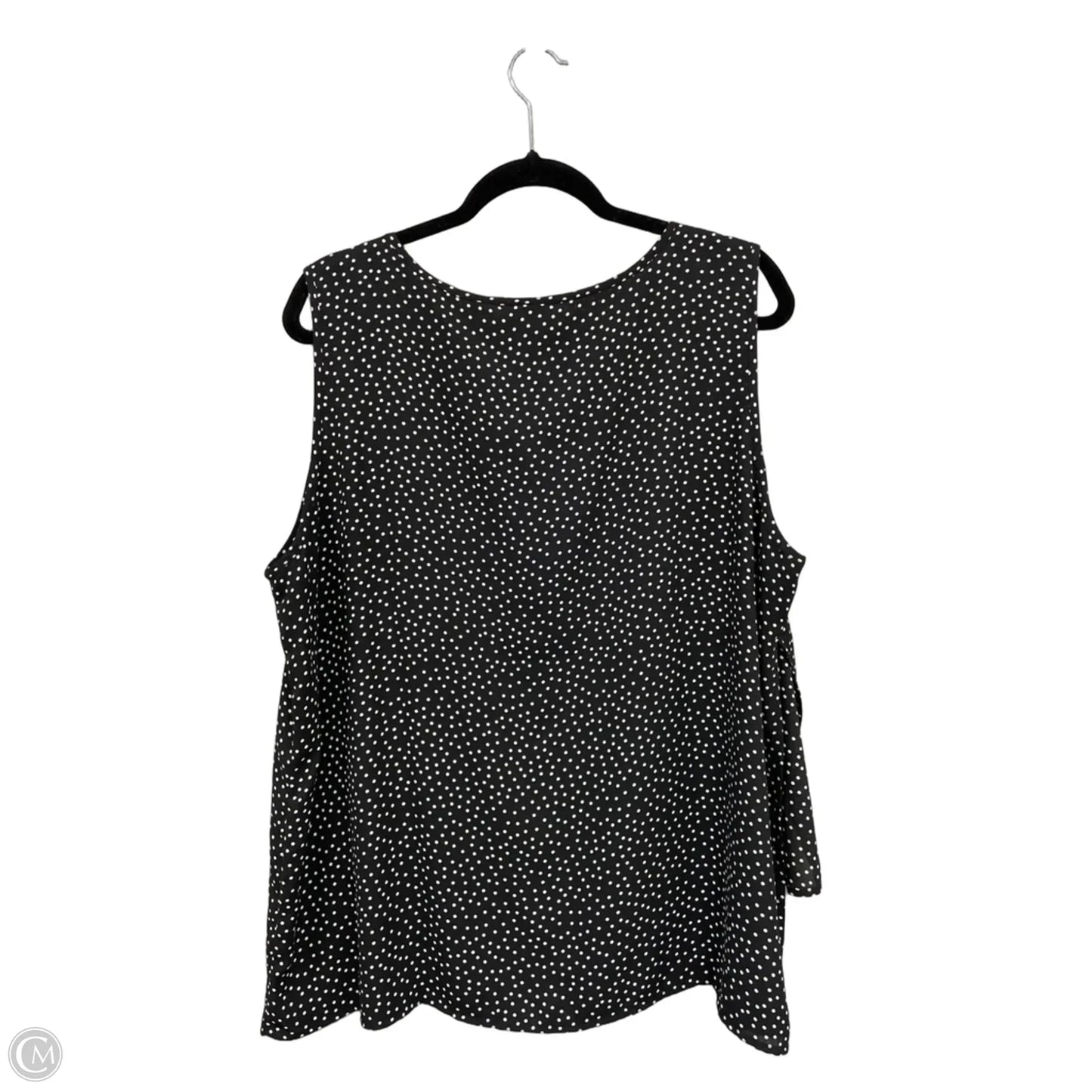 Top Sleeveless By Chicos In Polkadot Pattern, Size: Xl