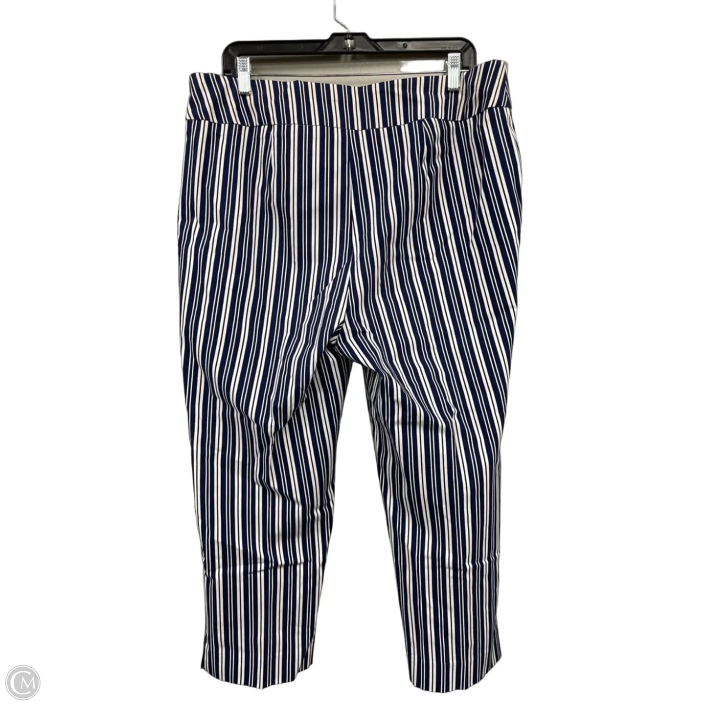 Pants Other By Chicos In Striped Pattern, Size: Xl