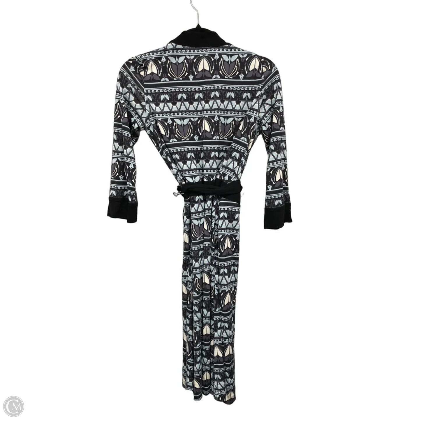 Dress Designer By Diane Von Furstenberg In Black & Blue, Size: 12