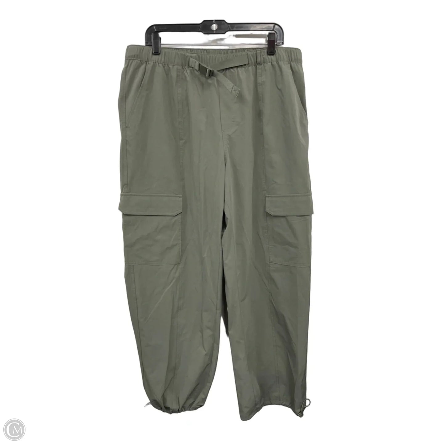Athletic Pants By Avia In Green, Size: L