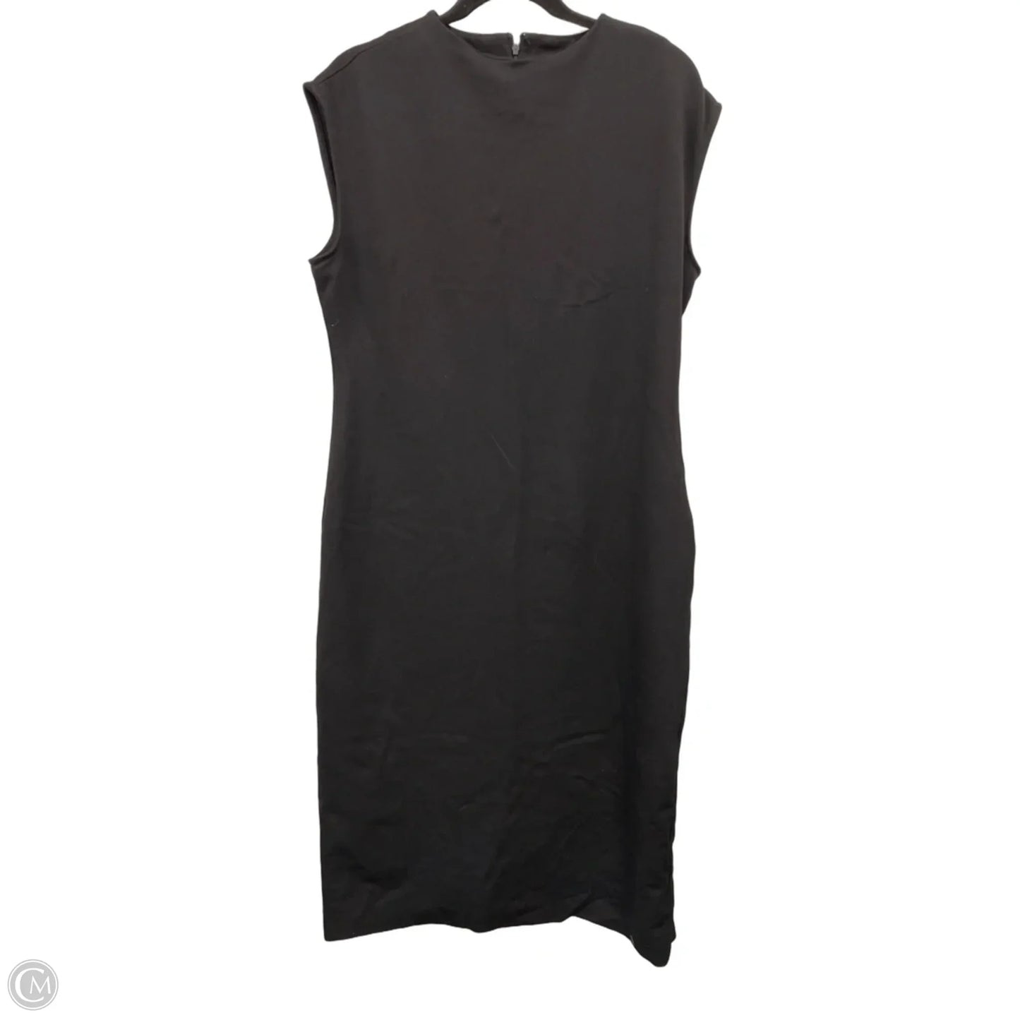 Dress Casual Midi By Calvin Klein In Black, Size: 16
