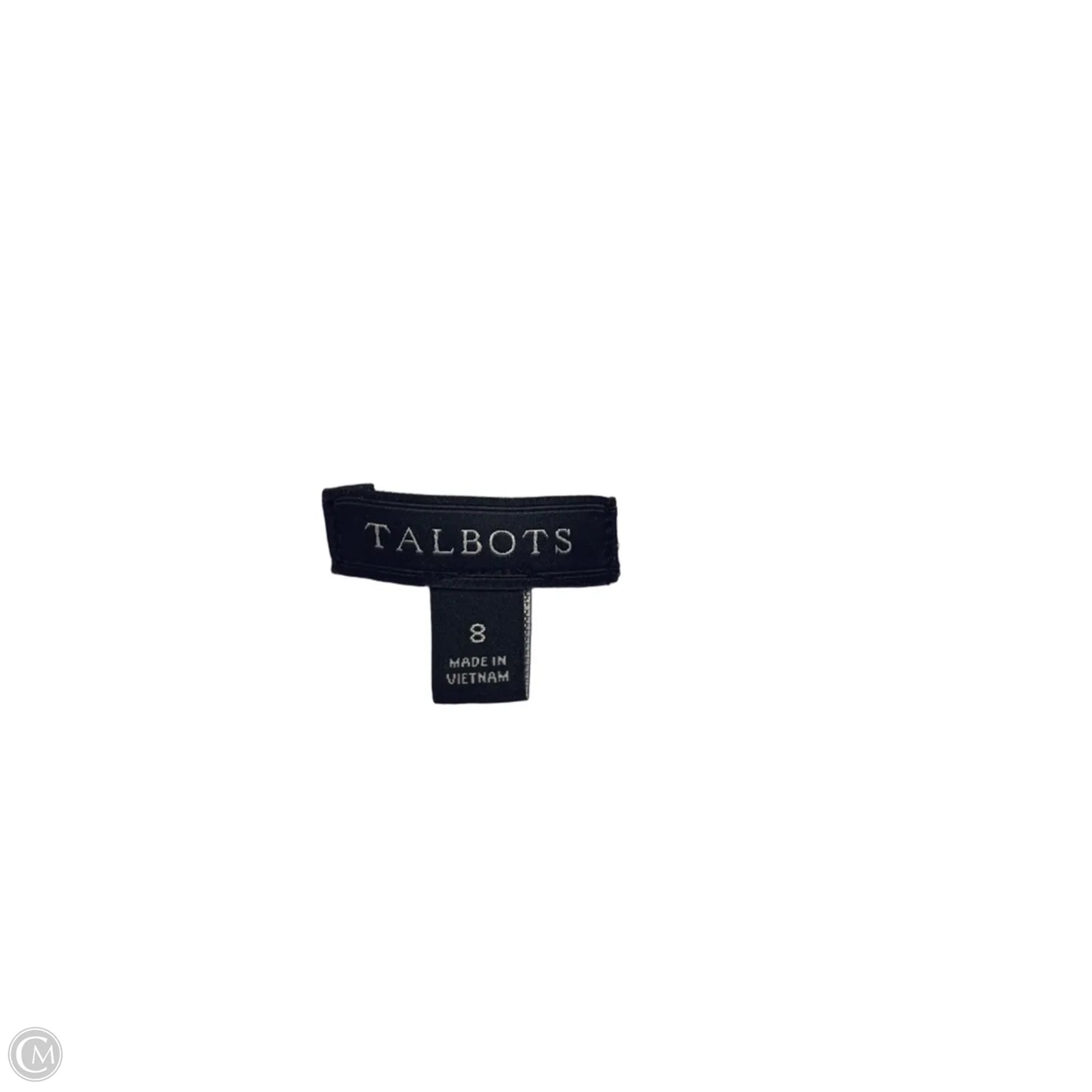 Dress Casual Midi By Talbots In Striped Pattern, Size: 8