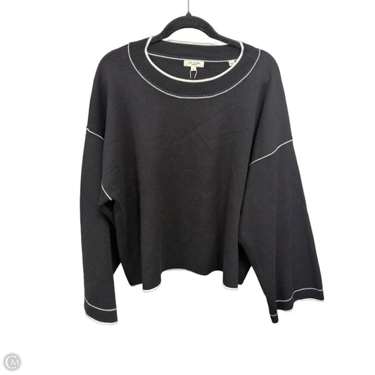 Sweater By Max Studio In Black & Cream, Size: Xl