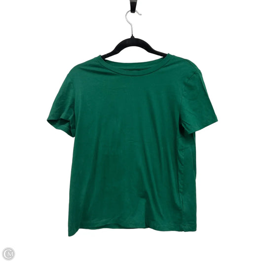 Top Short Sleeve Basic By Gap In Green, Size: M