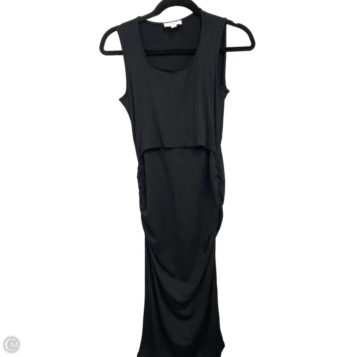 Dress Casual Midi By Clothes Mentor In Black, Size: Xs