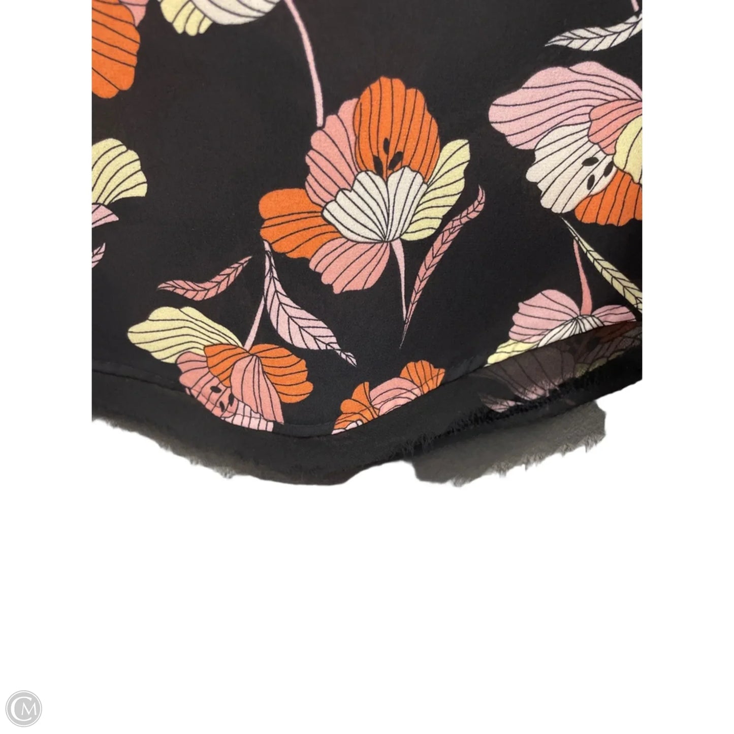 Top Sleeveless By Who What Wear In Floral Print, Size: L