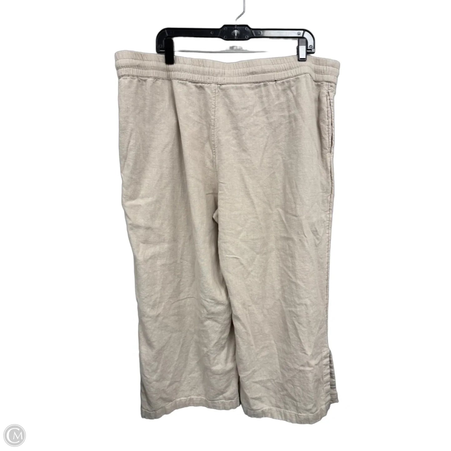 Pants Wide Leg By Clothes Mentor In Tan, Size: Xlp