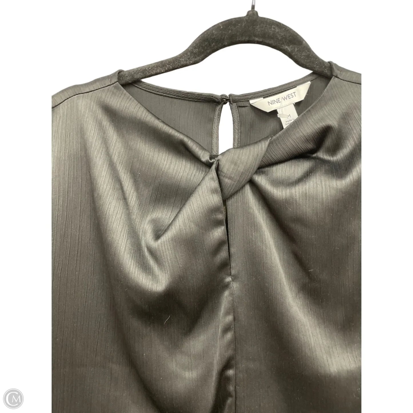 Top Sleeveless By Nine West In Black, Size: M