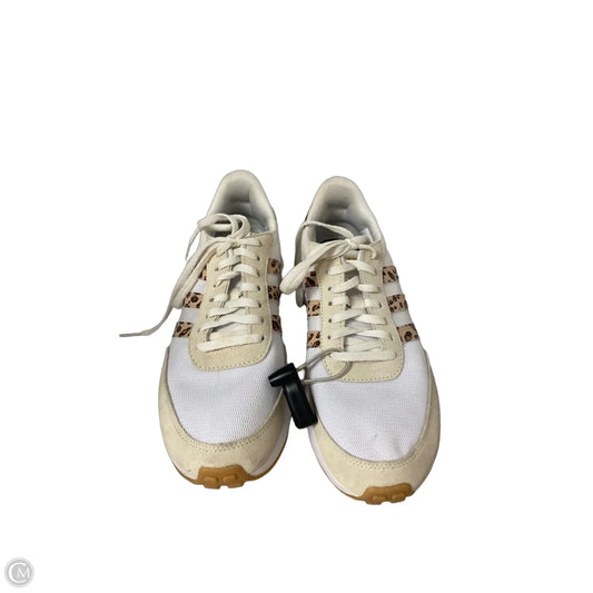 Shoes Athletic By Adidas In Tan & White, Size: 8.5