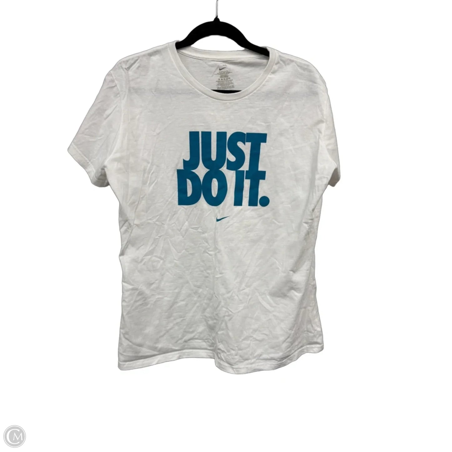 Top Short Sleeve Basic By Nike Apparel In White, Size: Xxl