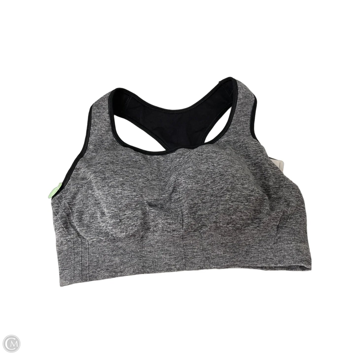 Athletic Bra By Champion In Black & Grey, Size: L