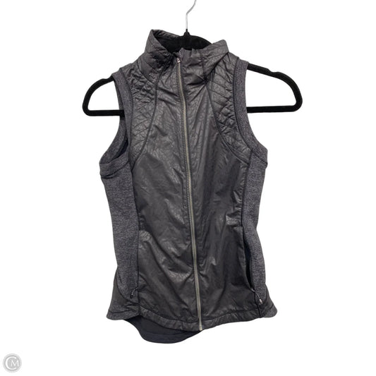Vest Puffer & Quilted By Lululemon In Black & Grey, Size: 4