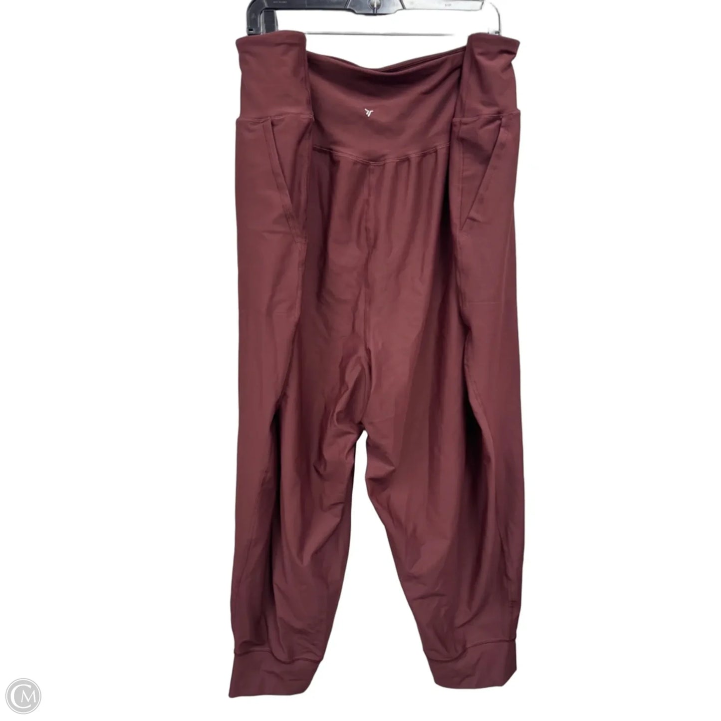 Athletic Leggings By Old Navy In Maroon, Size: 4x