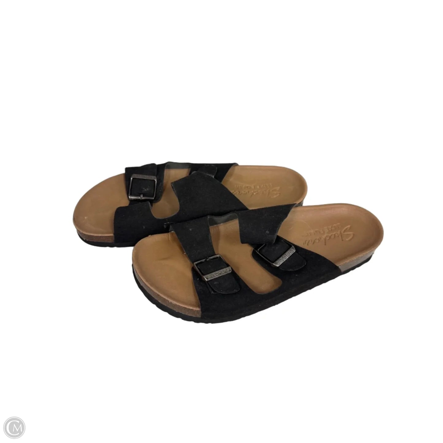 Sandals Flats By Skechers In Black, Size: 8