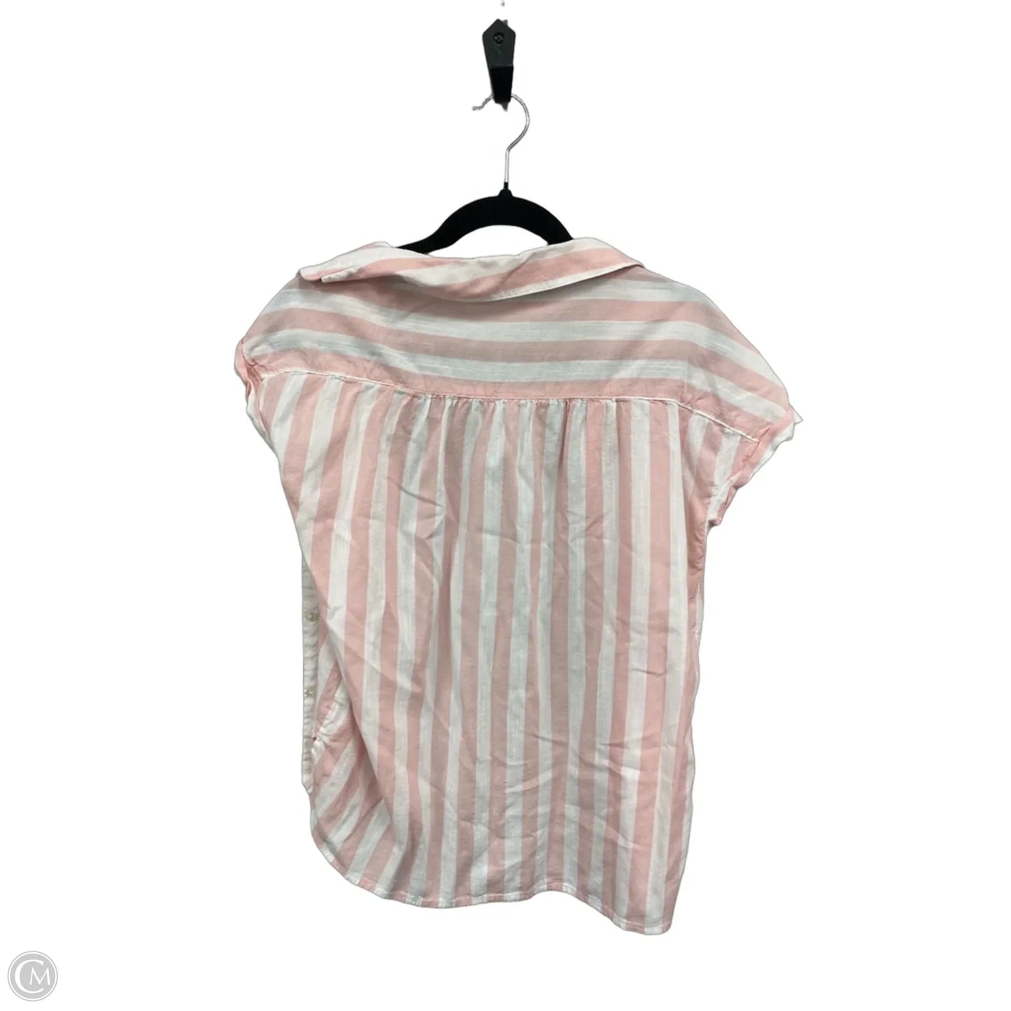 Top Short Sleeve By Old Navy In Striped Pattern, Size: M