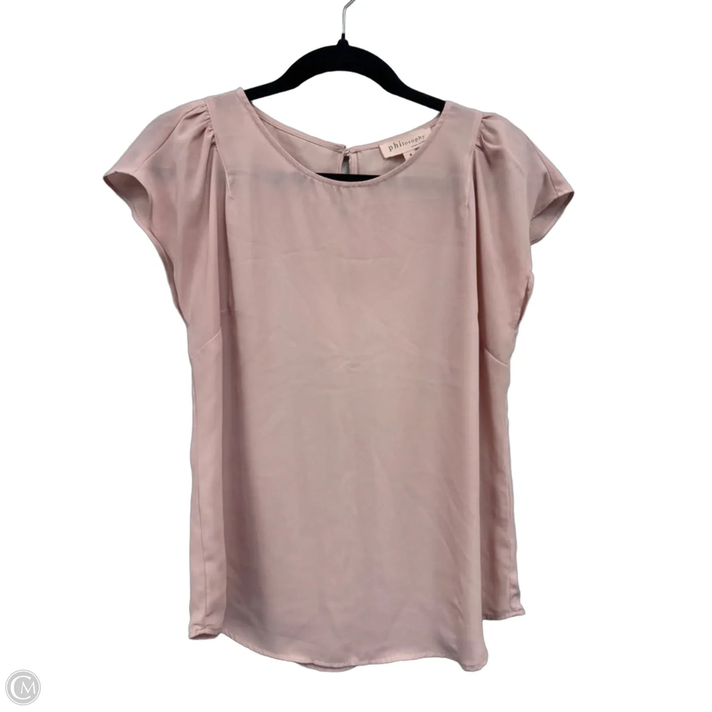 Top Short Sleeve By Philosophy In Mauve, Size: S