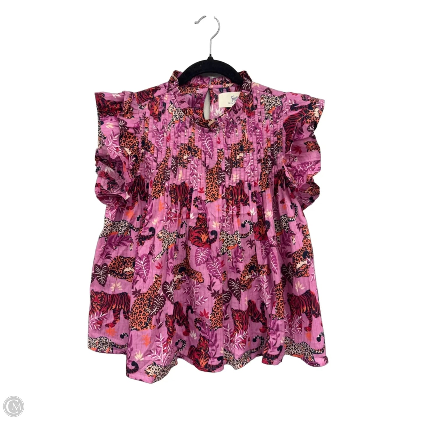 Top Short Sleeve By Printfresh In Animal Print, Size: S