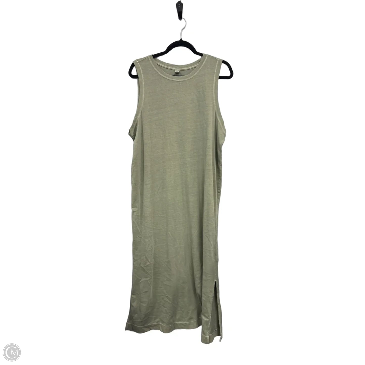 Dress Casual Midi By Old Navy In Green, Size: Xl