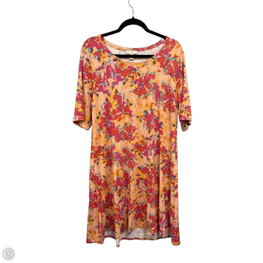 Dress Casual Short By Cupio In Floral Print, Size: Xl