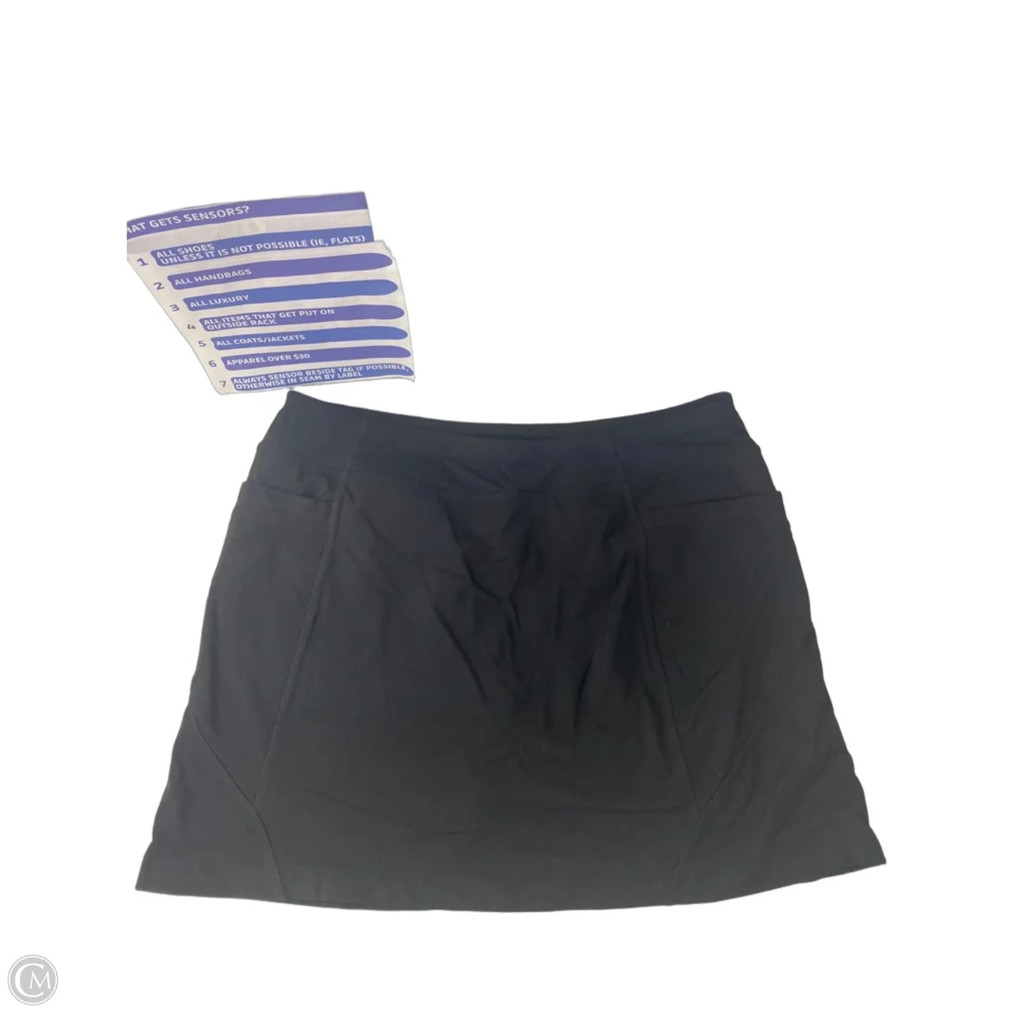Athletic Skort By Athleta In Black, Size: Xl