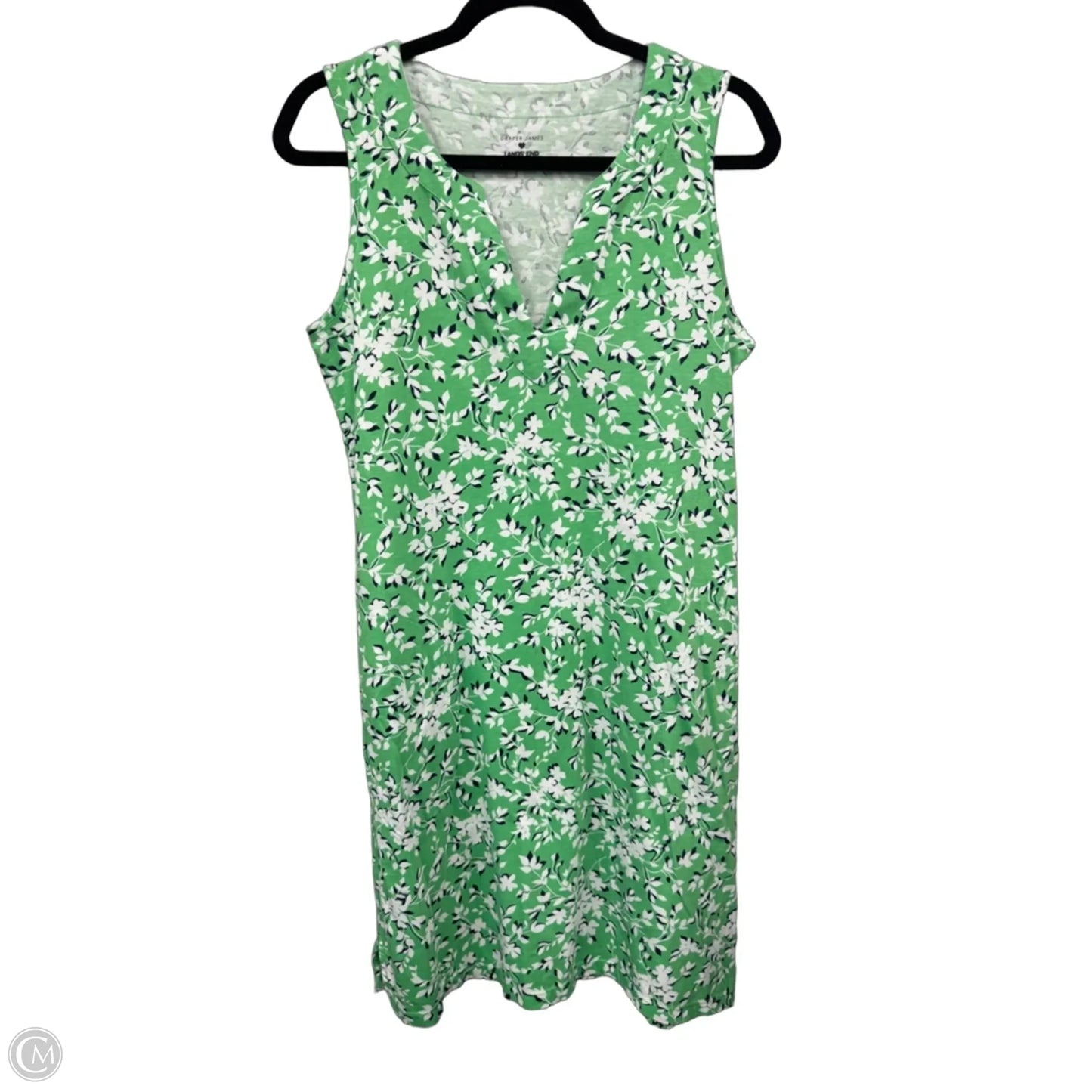 Dress Casual Short By Lands End In Floral Print, Size: L