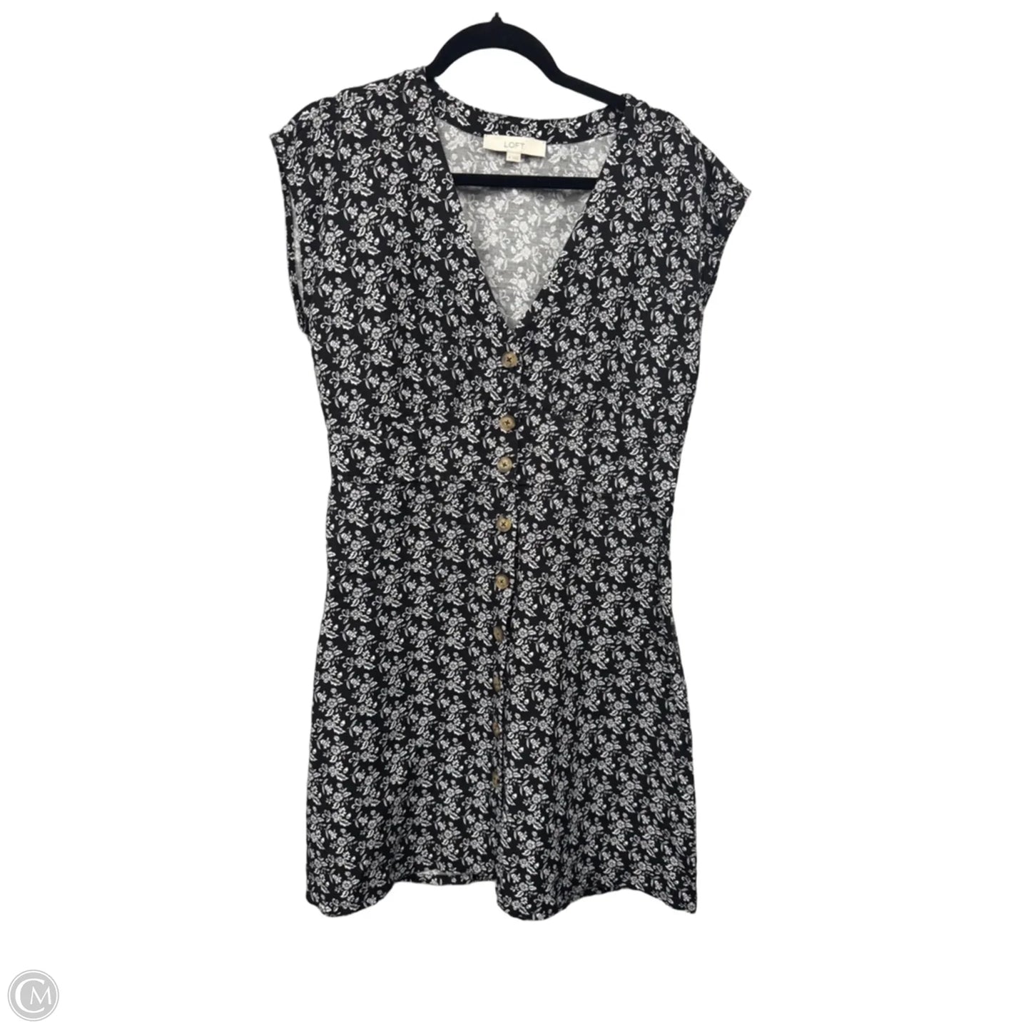 Dress Casual Short By Loft In Floral Print, Size: 8