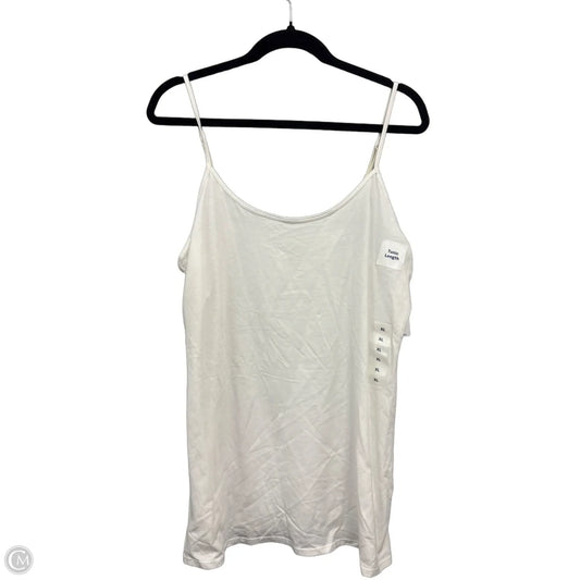 Tank Top By Old Navy In Cream, Size: Xl