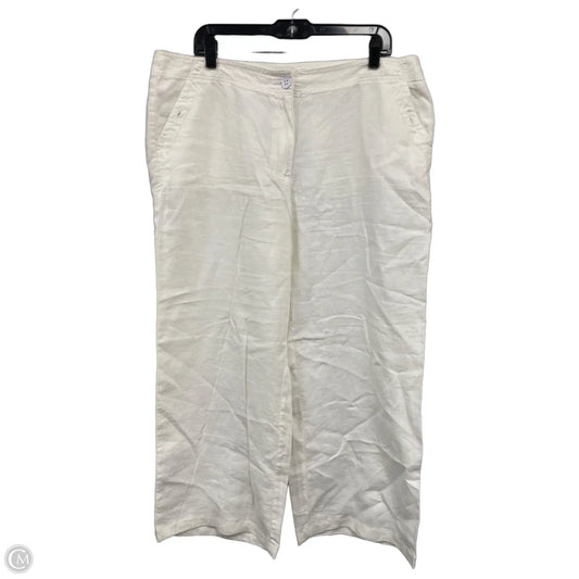 Pants Wide Leg By Chicos In Cream, Size: Lp