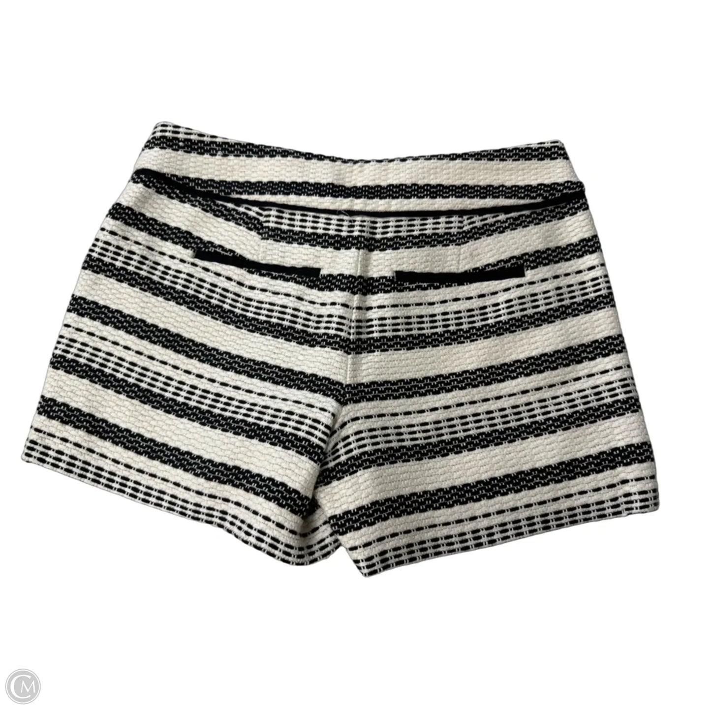 Shorts By Loft In Black & Cream, Size: Xxs