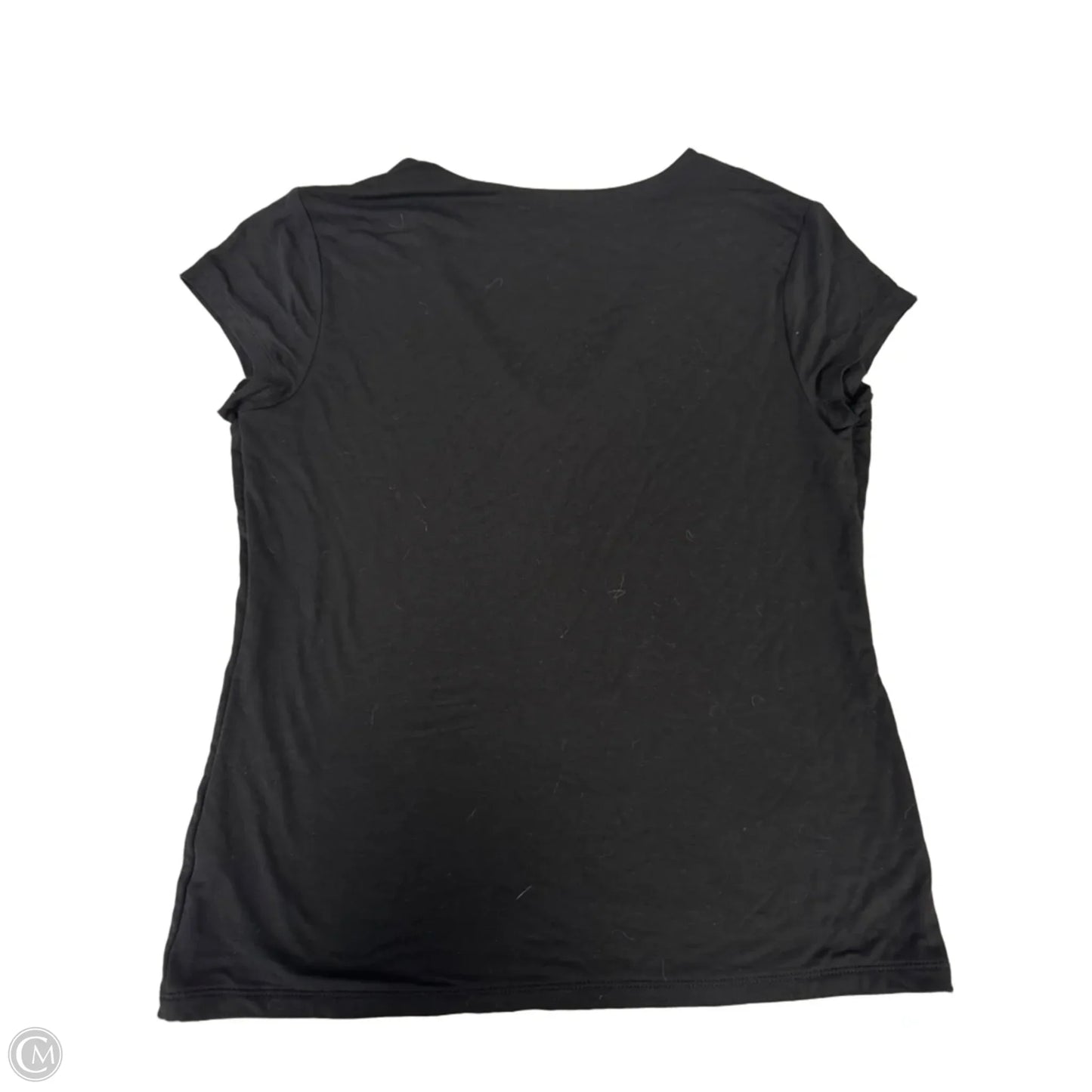 Top Short Sleeve Basic By A New Day In Black, Size: M