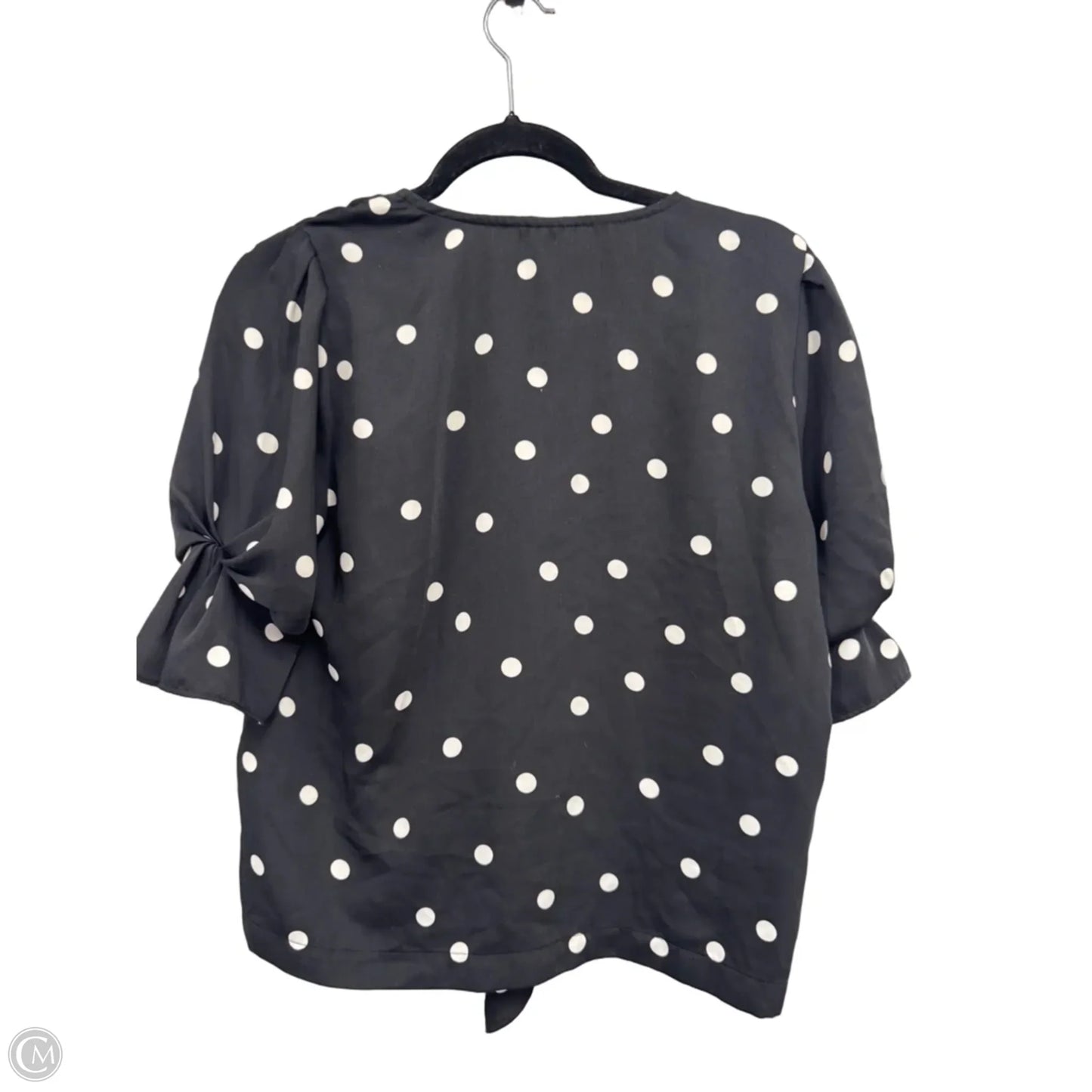 Top Short Sleeve By Laundry In Polkadot Pattern, Size: S